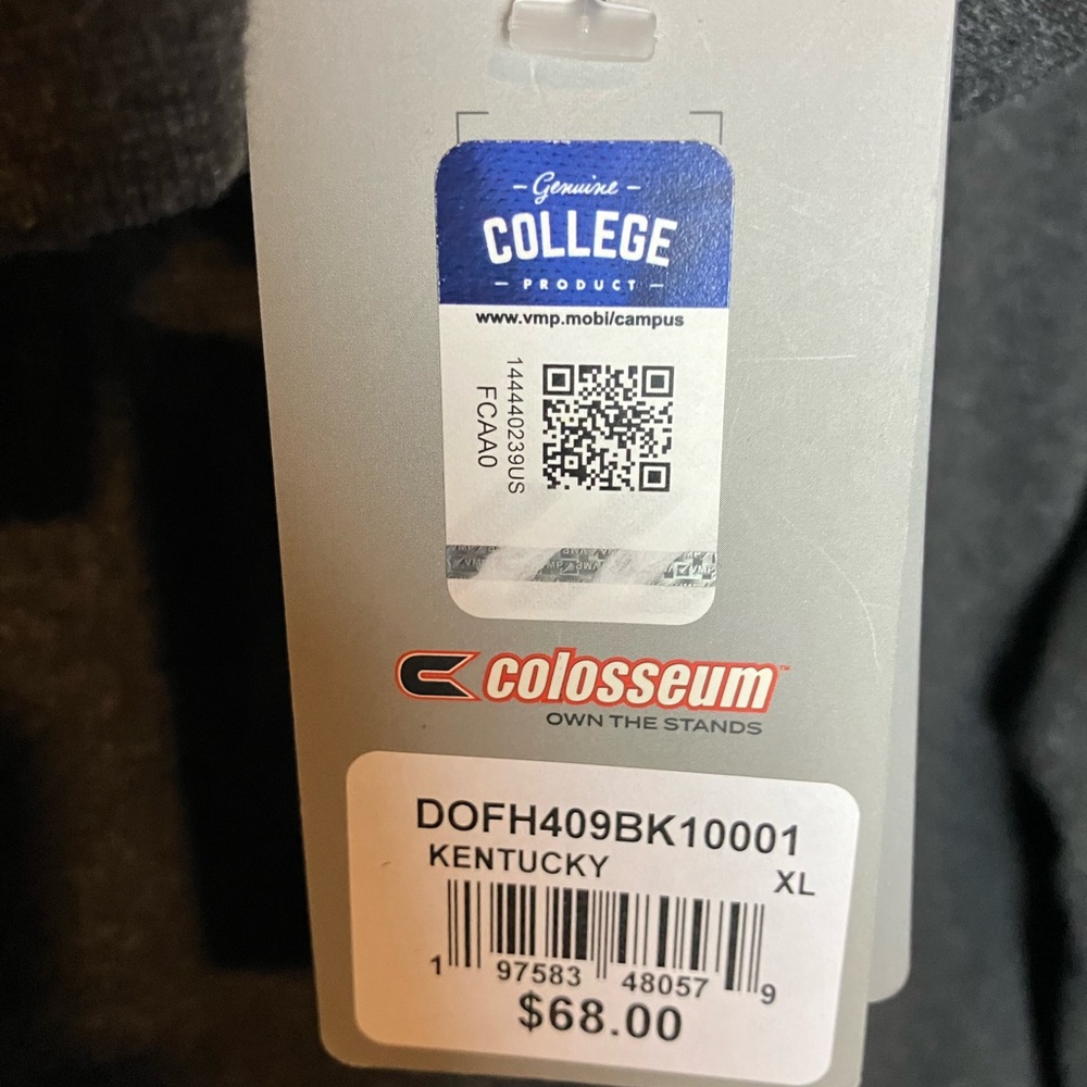 Colosseum Black Youth Hoodie XL 20 - Picture 6 of 7